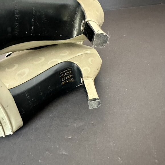 Marine Serre Neutrals Neutral 50 Crescent Moon Reflective Sock Boots Size 41 - Picture 10 of 14